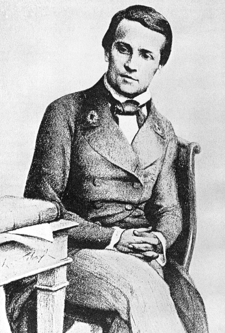 Portrait of the French chemist Louis Pasteur