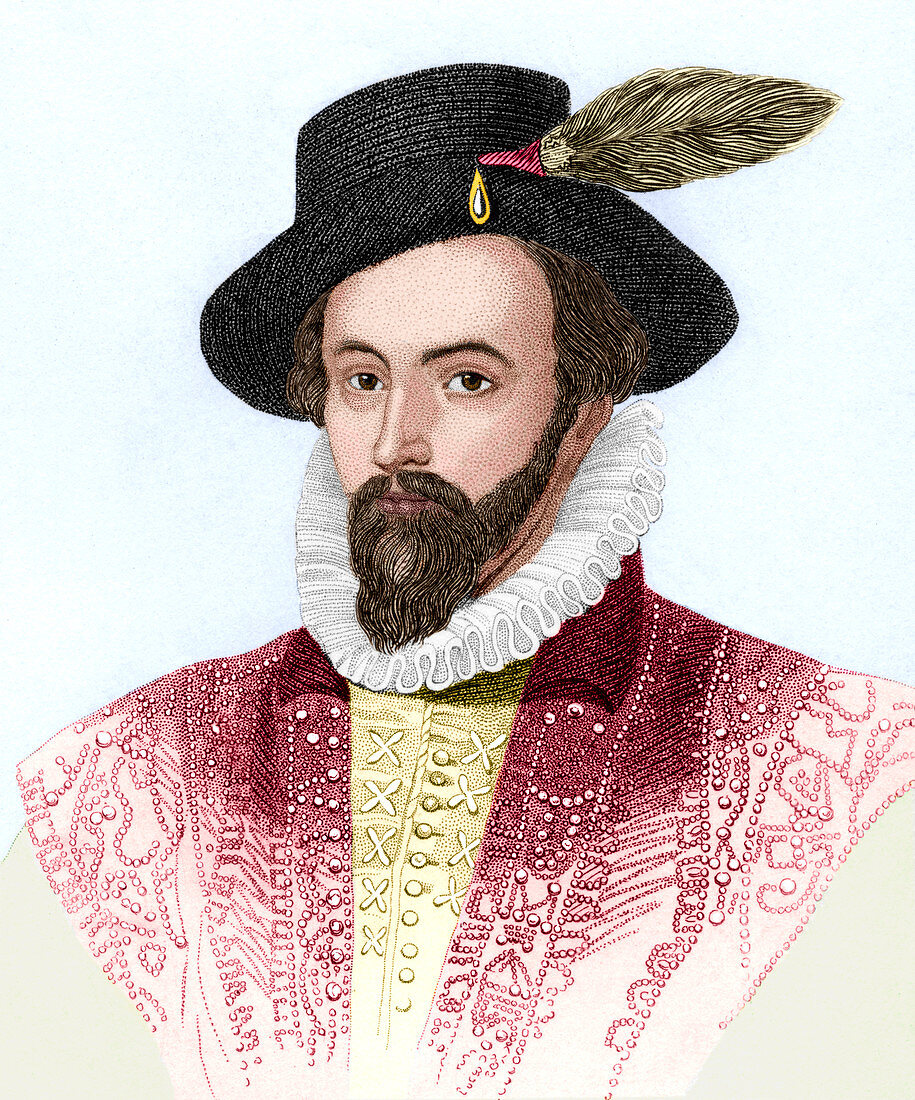 Sir Walter Raleigh ,English explorer