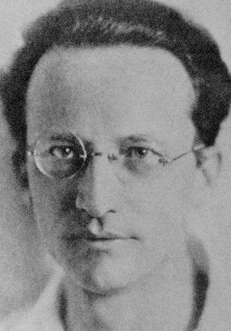 Portrait of Austrian physicist Erwin Schrodinger