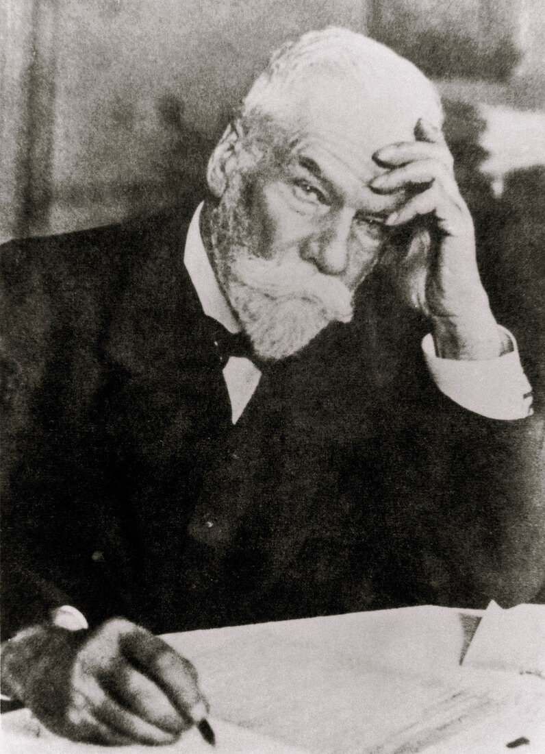Portrait of Ernest Solvay