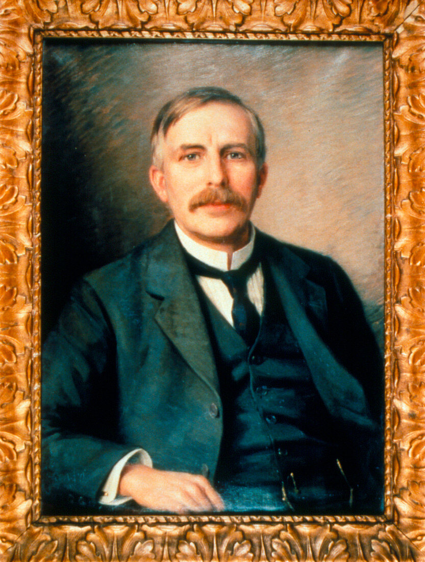Portrait of physicist Ernest Rutherford,1917