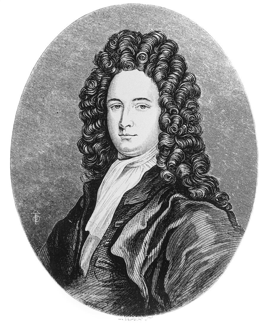 Portrait of the English engineer,Thomas Savery
