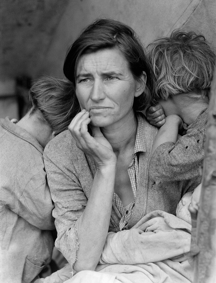 Migrant mother,1930s USA