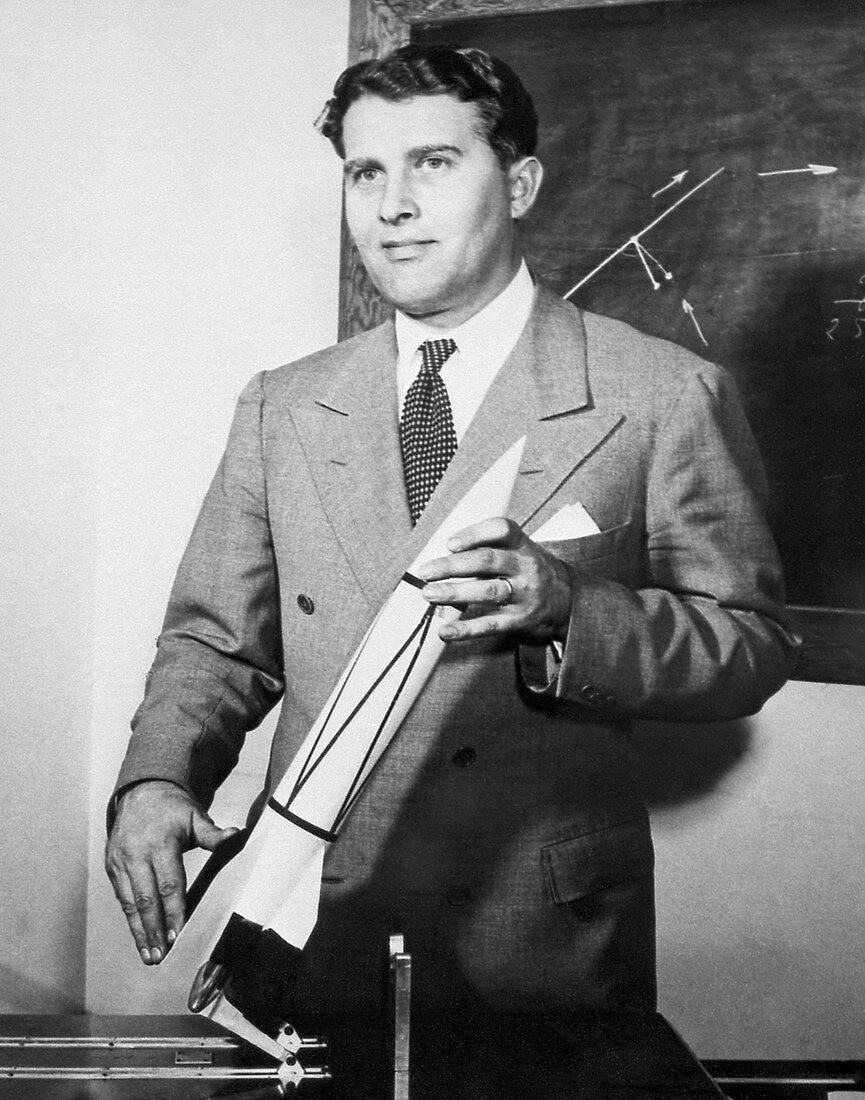 Wernher von Braun,German rocket designer