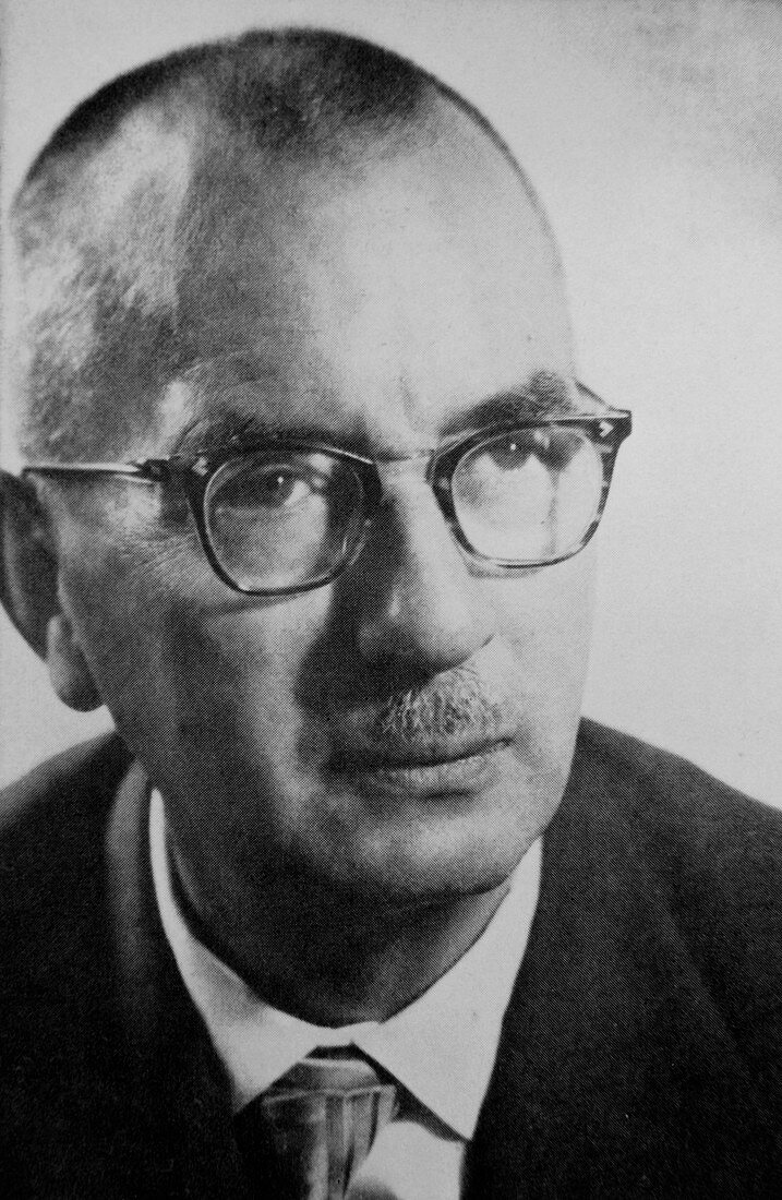 Portrait of the German chemist Karl Ziegler