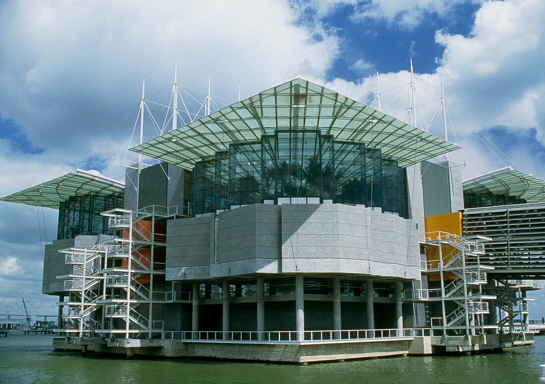 Exterior view of the Lisbon Oceanarium,Portugal