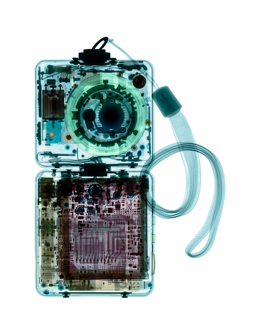 Digital camera,coloured X-ray