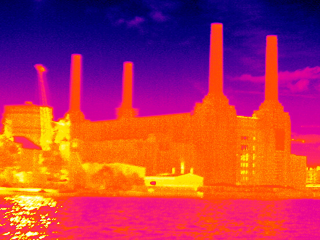 Battersea Power Station,thermogram