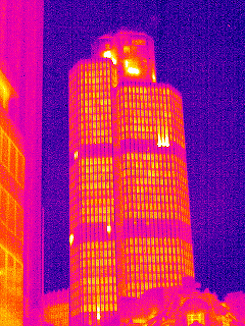 Tower 42,UK,thermogram