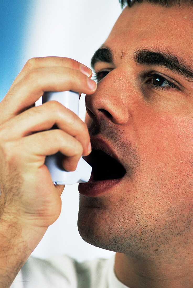 Asthmatic man