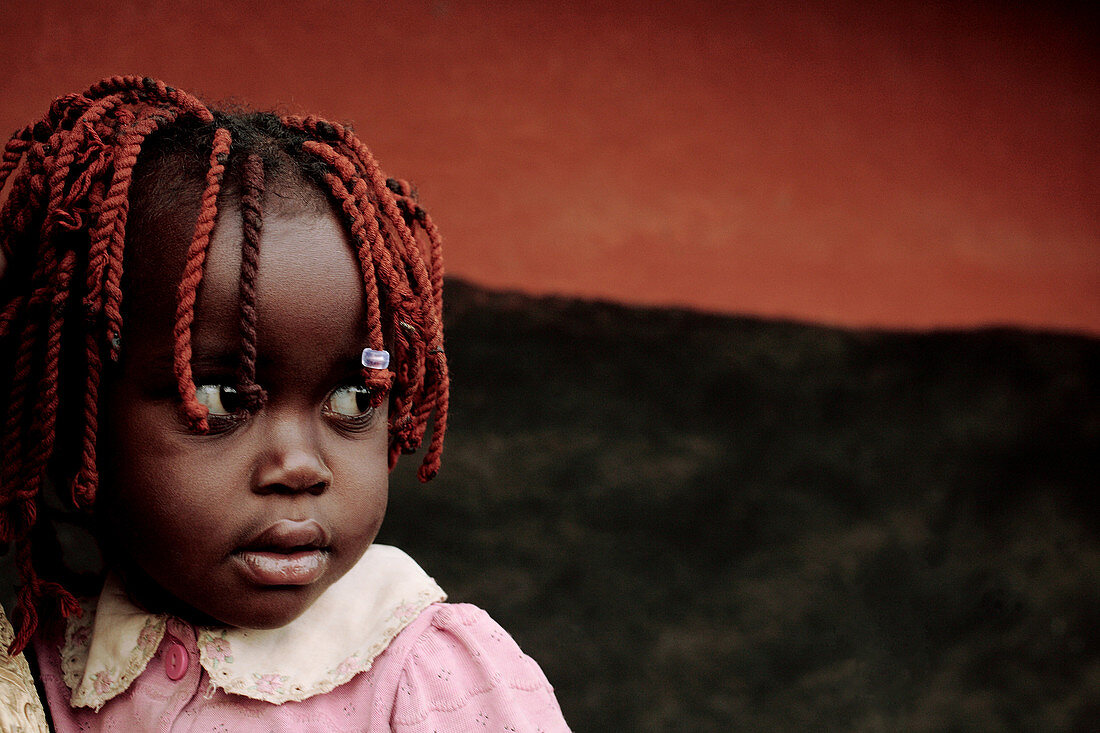 Girl at a refugee camp,Uganda