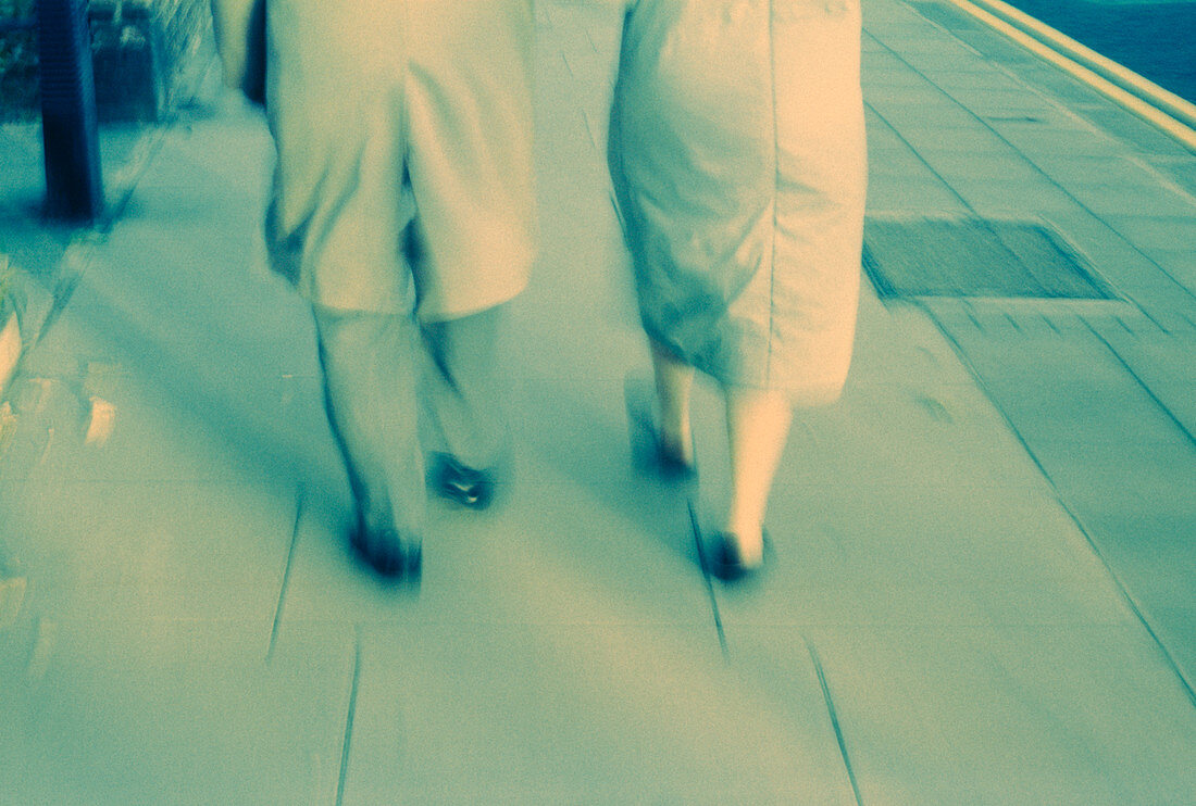 Couple walking