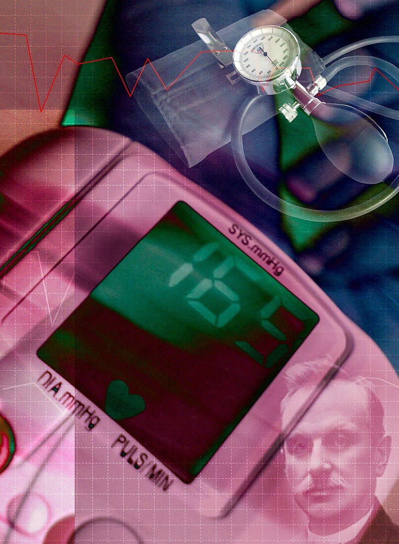 Blood pressure equipment,conceptual art