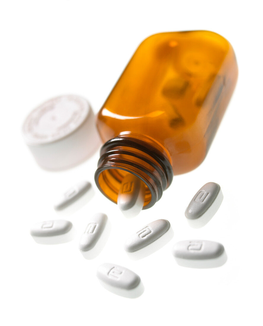 Erythromycin antibiotic pills