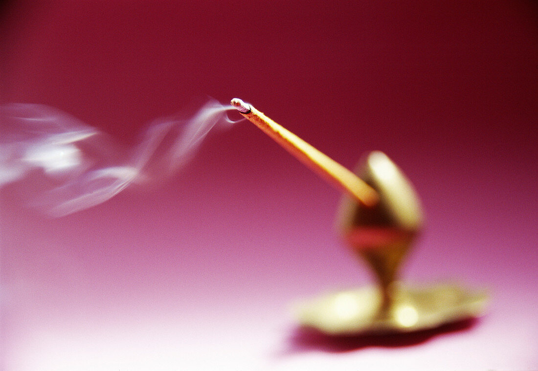 Burning incense