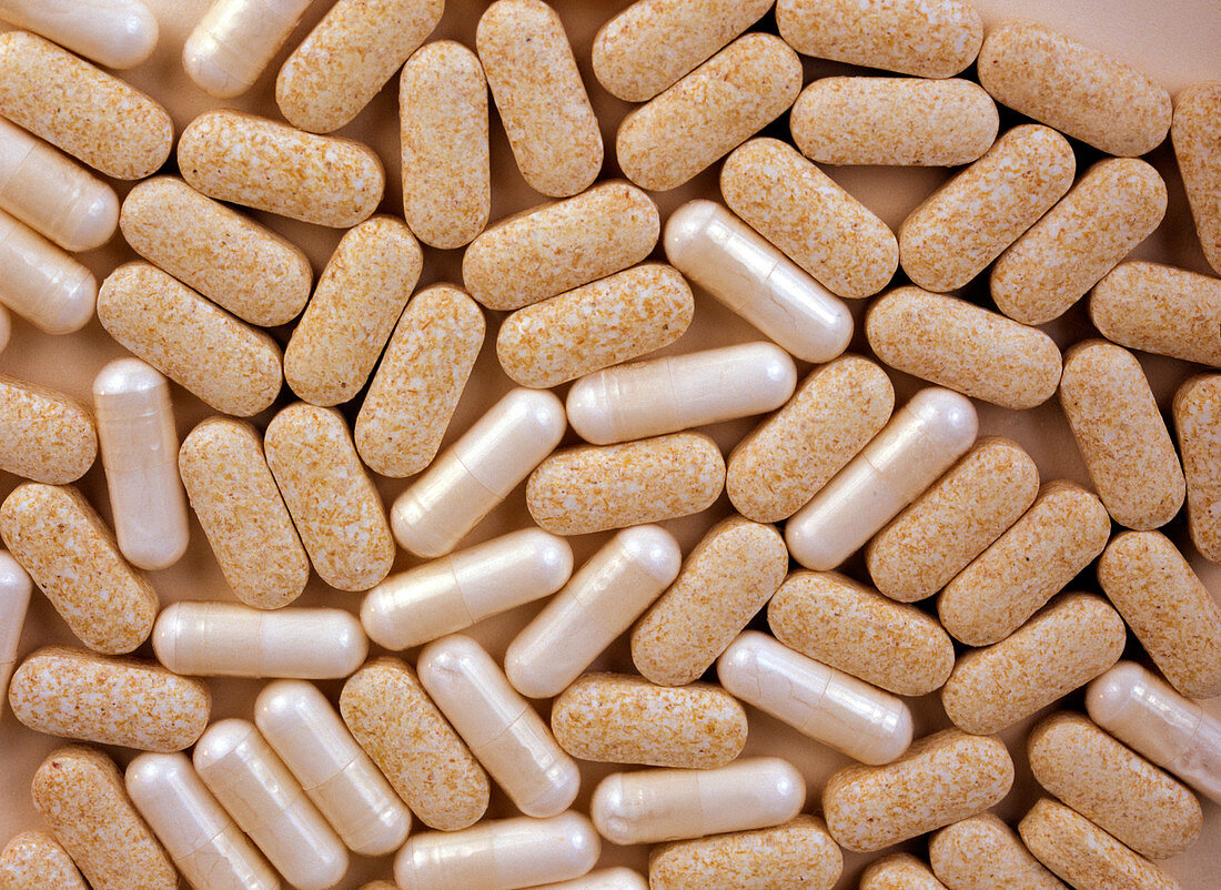 Two types of probiotic pills