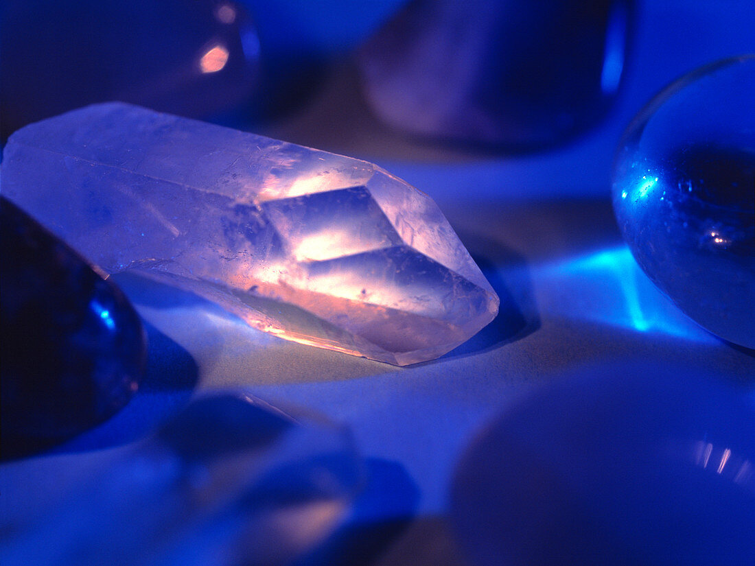 Healing quartz crystals