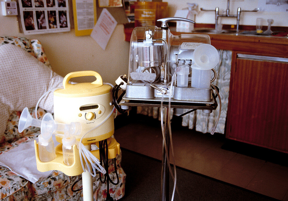 Breast milk pumping machines