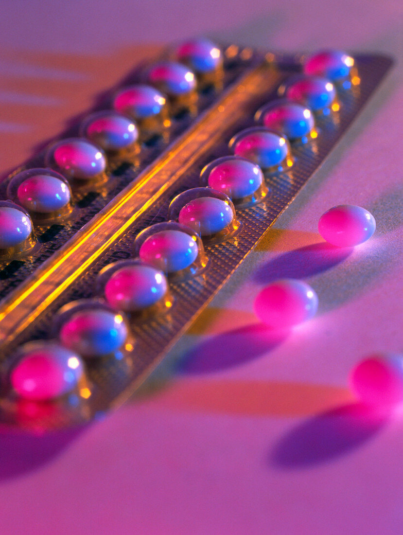 Blisterpack of femodene contraceptive pills
