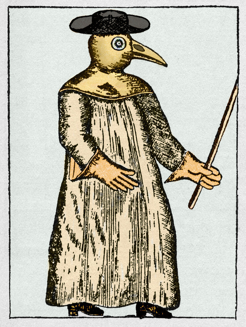 Plague doctor,France,18th century