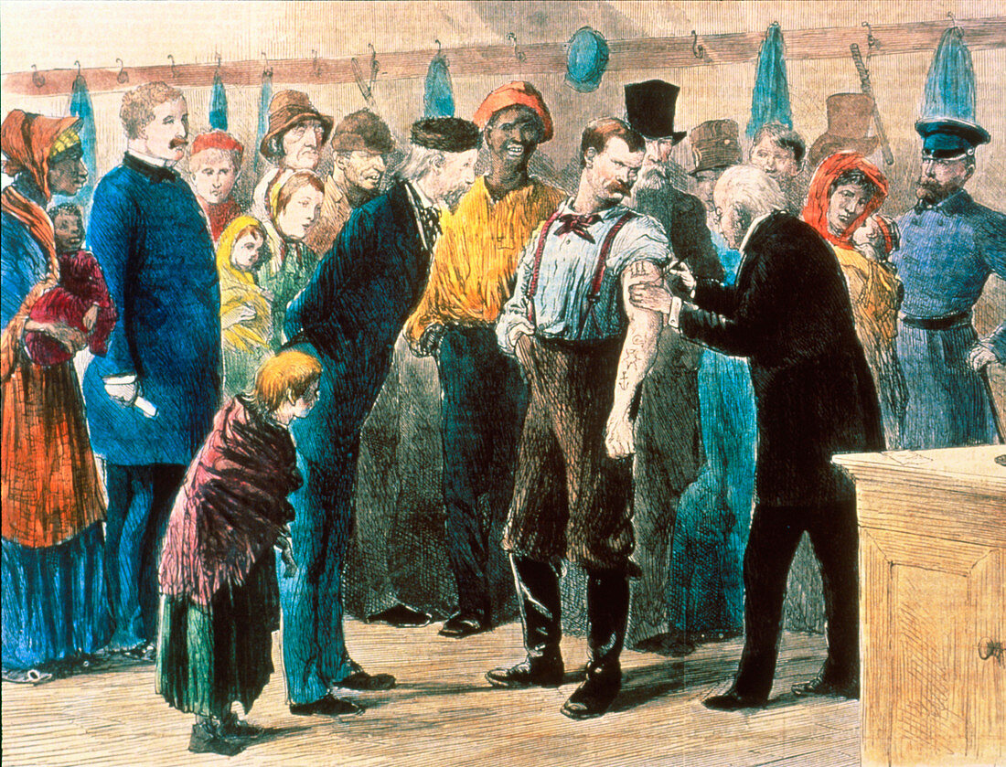 Vaccinating the poor,1873