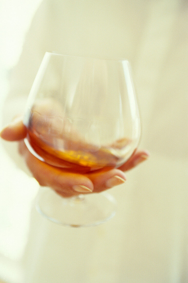 Drinking brandy