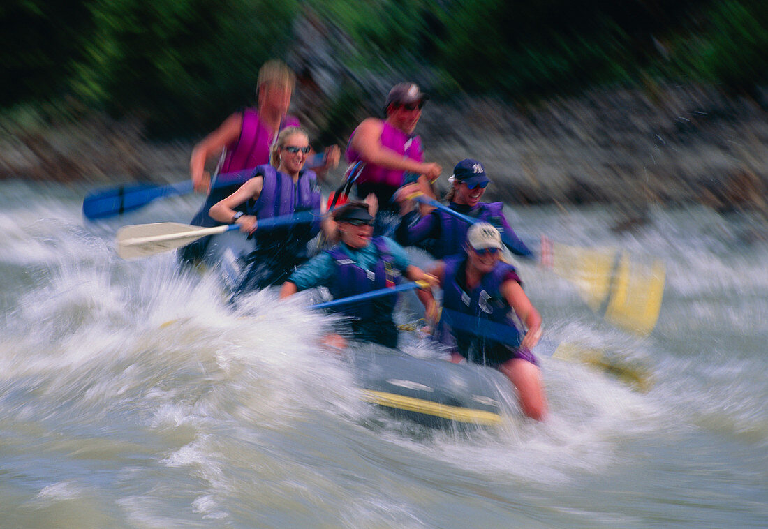 Whitewater rafting