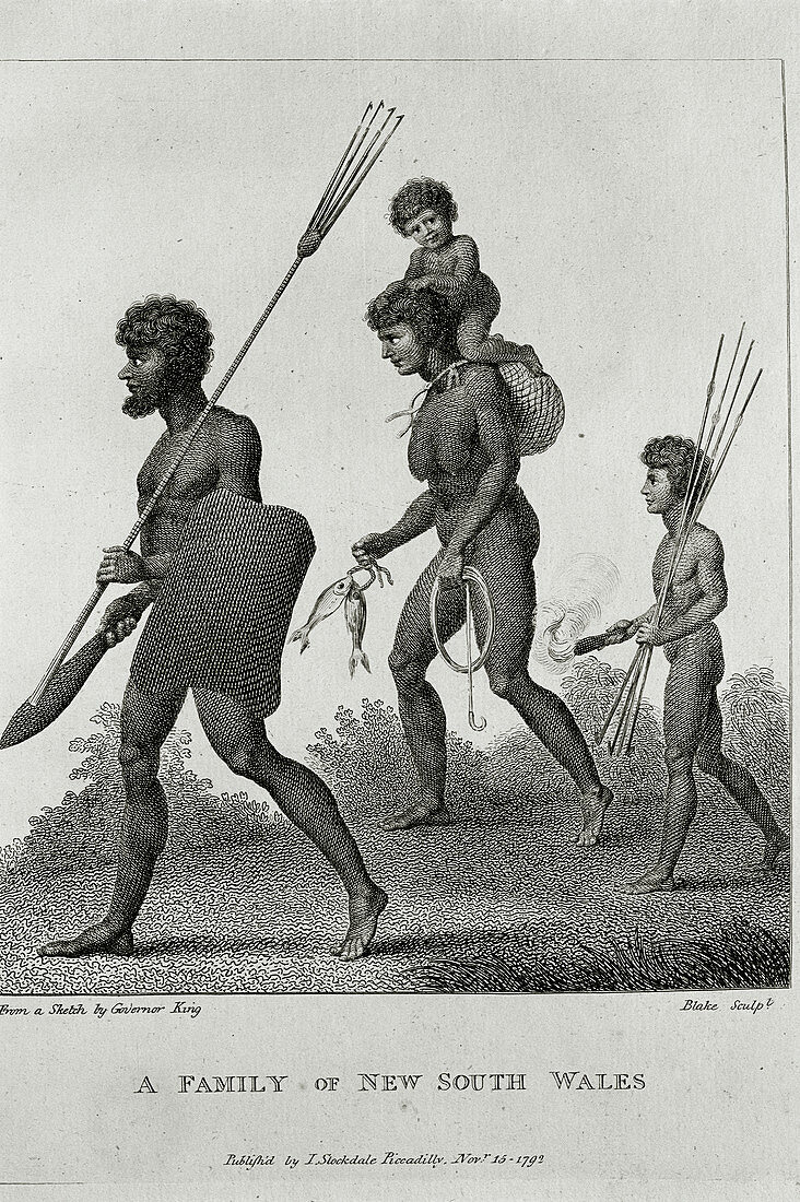 Australian aboriginal family