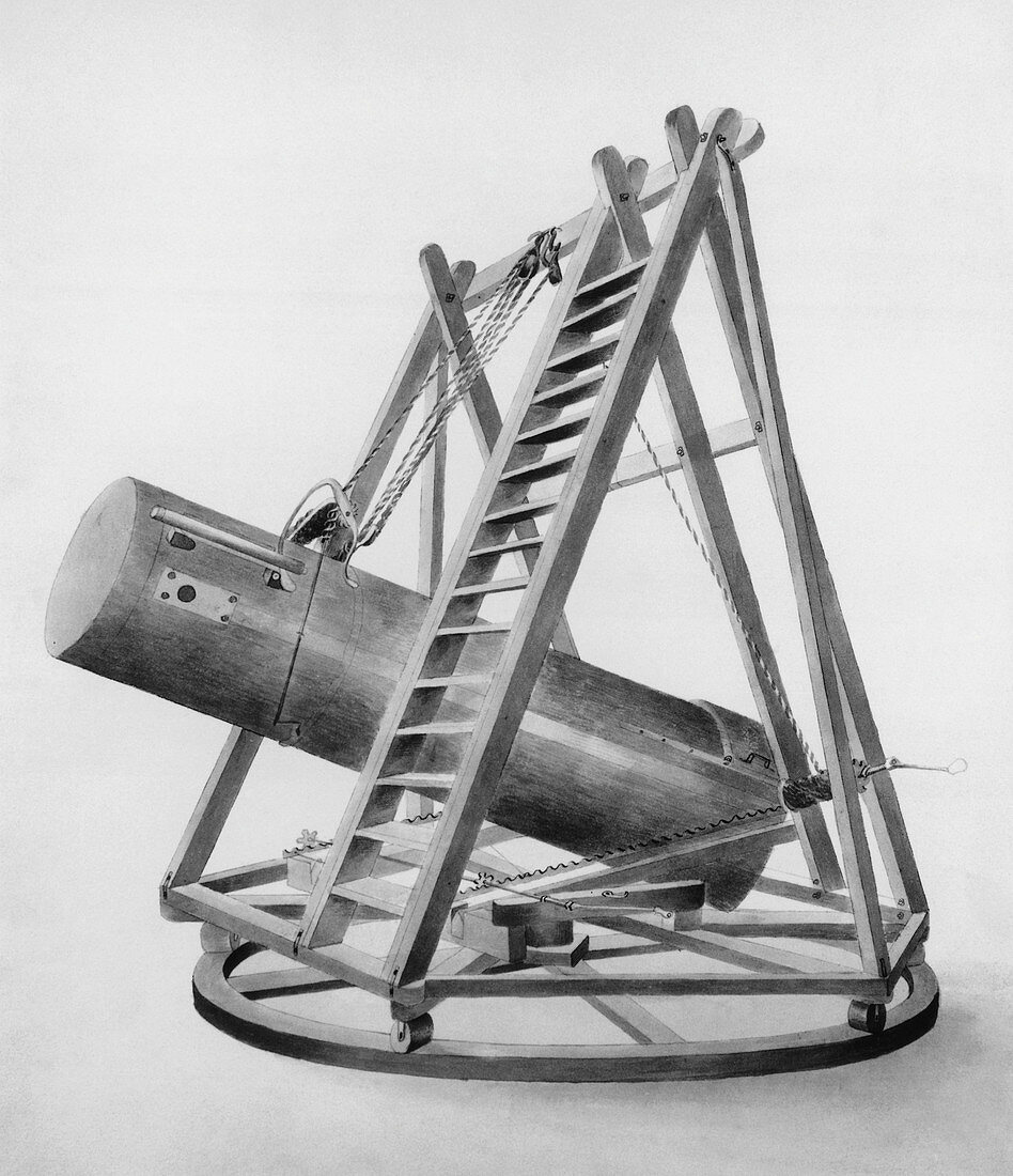 Herschel's 'large' 10-foot telescope