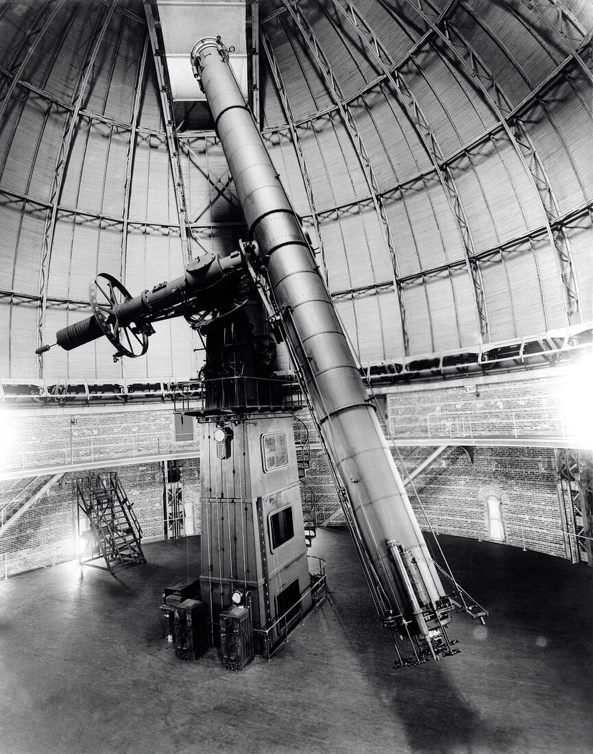 Telescope at Yerkes Observatory,USA