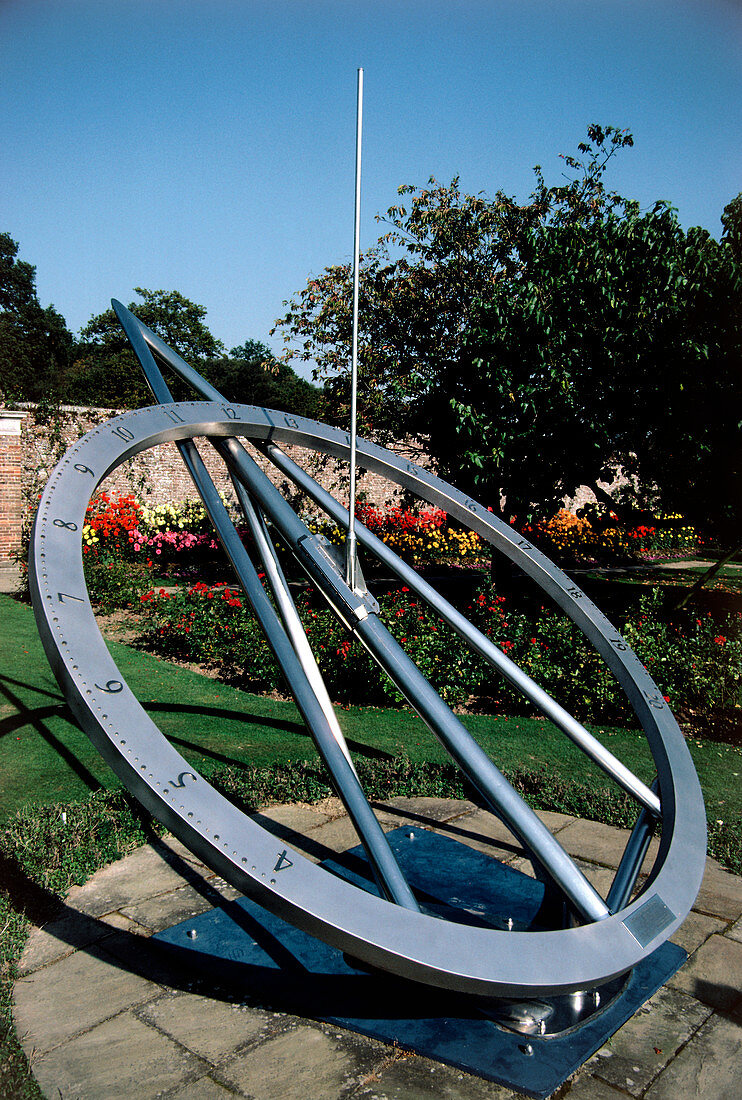 Modern sundial at Royal Greenwich Observatory