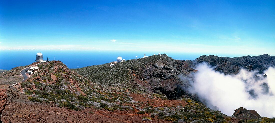 Roque de los Muchachos observatory,La Palma