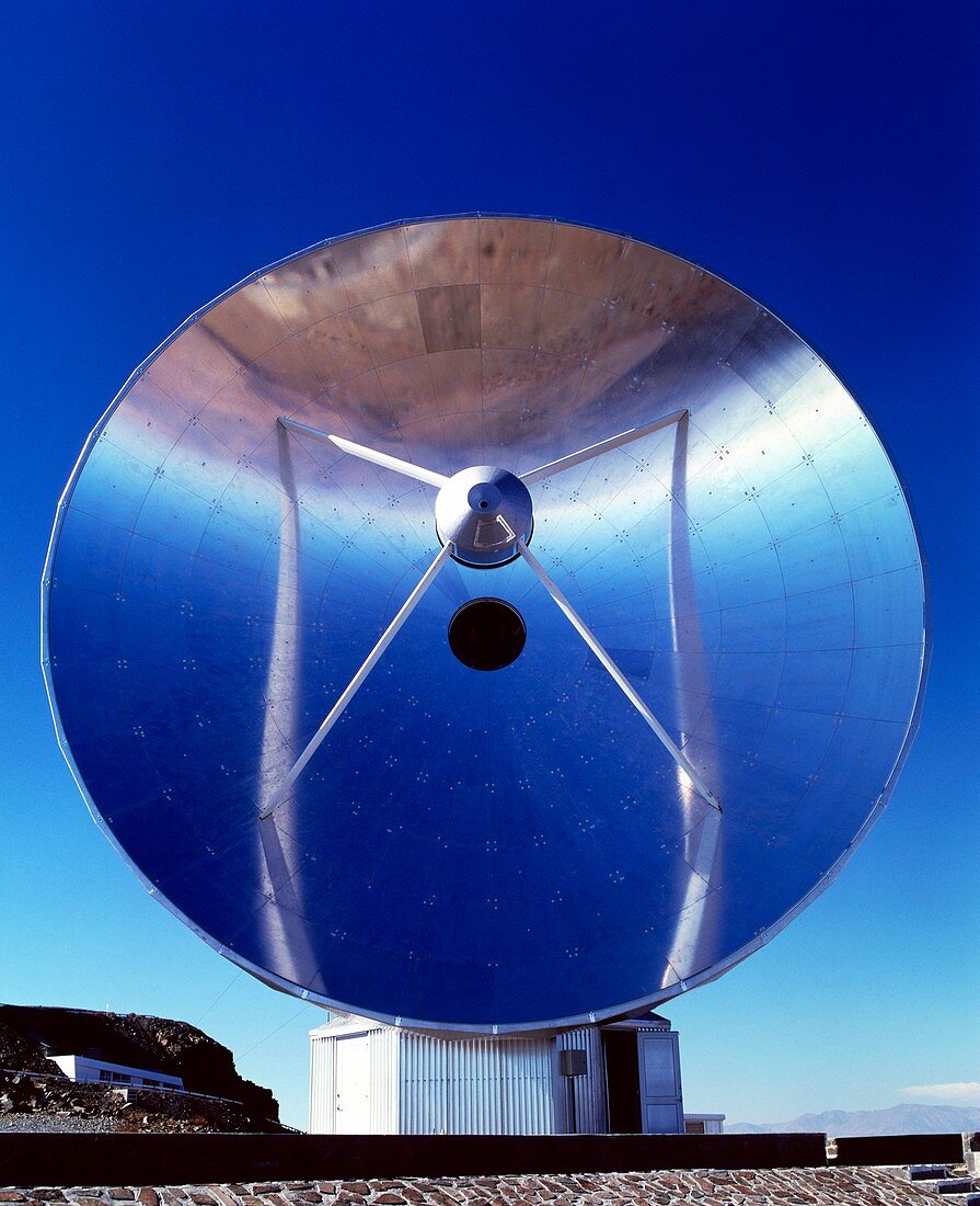 SEST radio telescope at La Silla,Chile