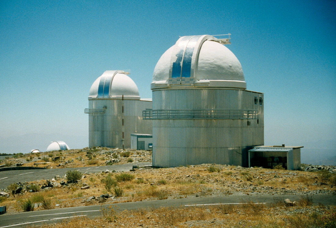 La Silla telescope domes
