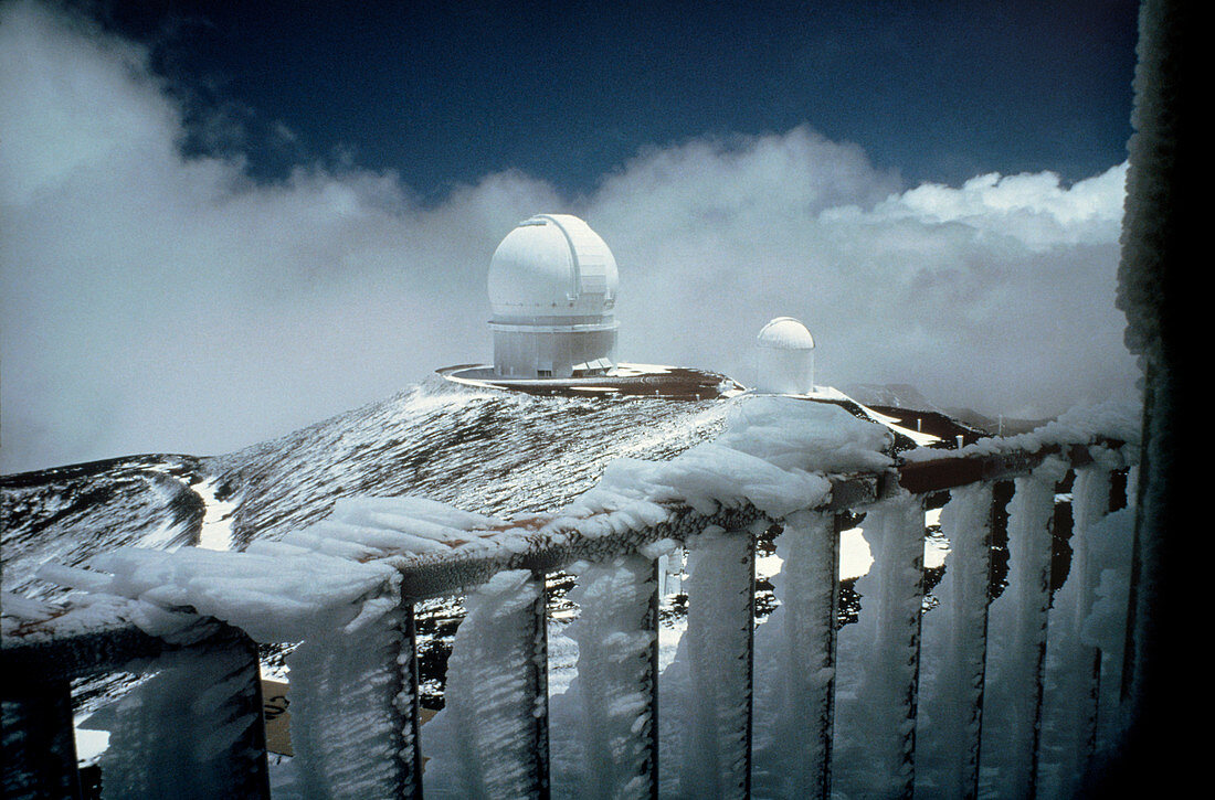 Dome of Canada-France-Hawaii telescope,Mauna Kea