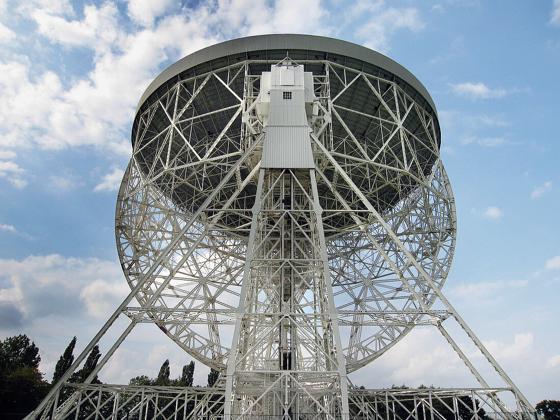 Lovell radio telescope dish,Jodrell Bank