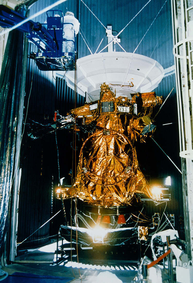 Cassini spacecraft during tests