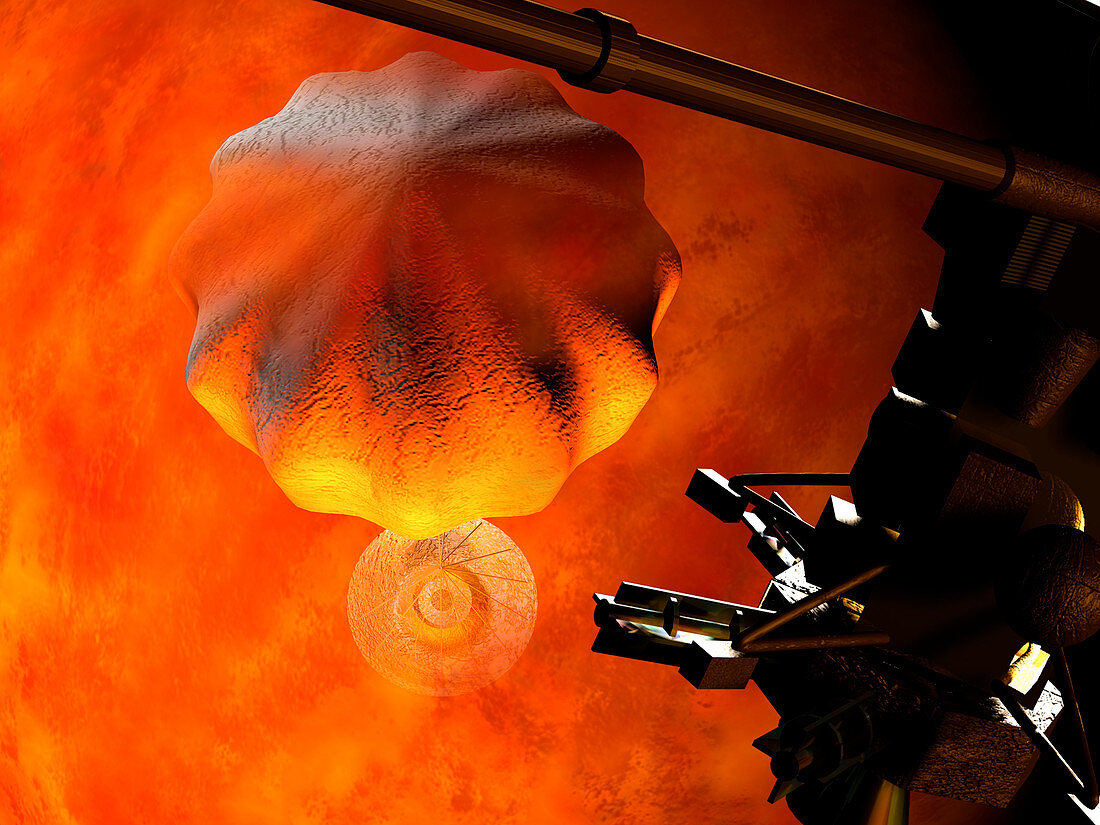Huygens probe,descent to Titan