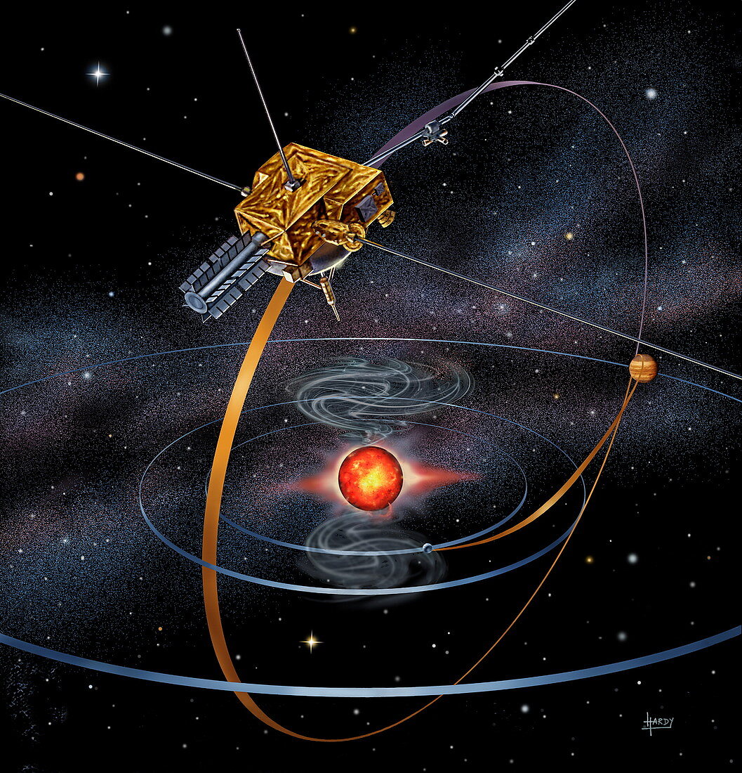 Ulysses spacecraft solar orbit