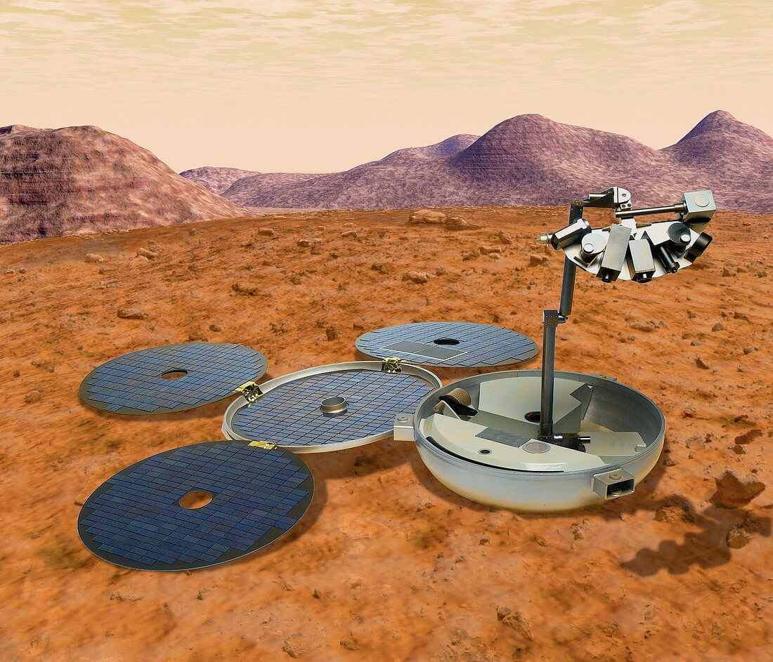 Beagle 2 lander on Mars
