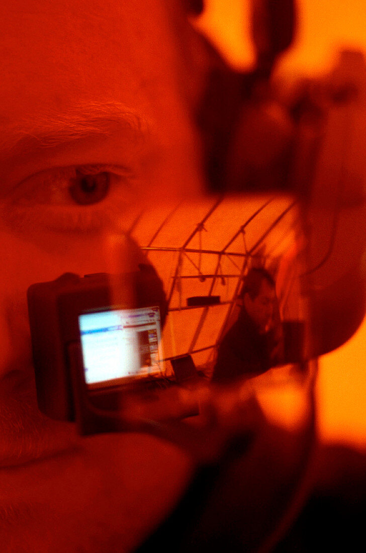 Testing a camera for use on Mars