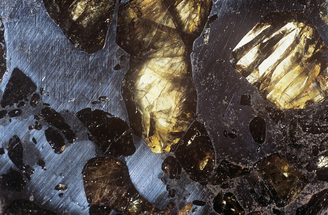 Stony-iron meteorite