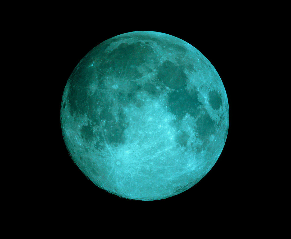 View of full moon