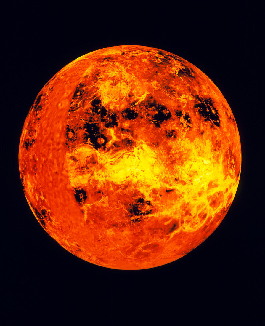 False colour Magellan mosaic of Venus e.hemisphere