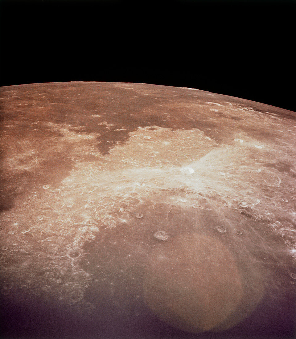 Apollo 16 view of the nearside of the Moon
