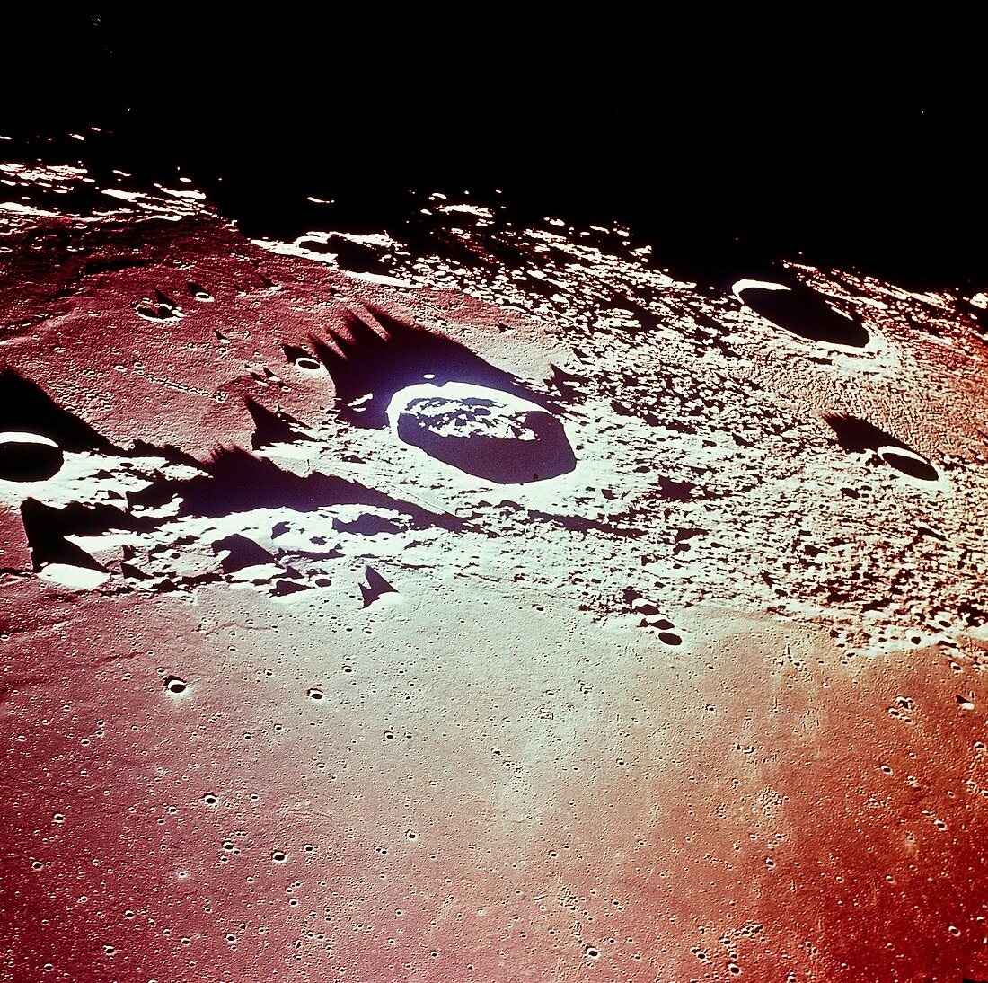 Apollo 12 photo of the lunar crater Kepler