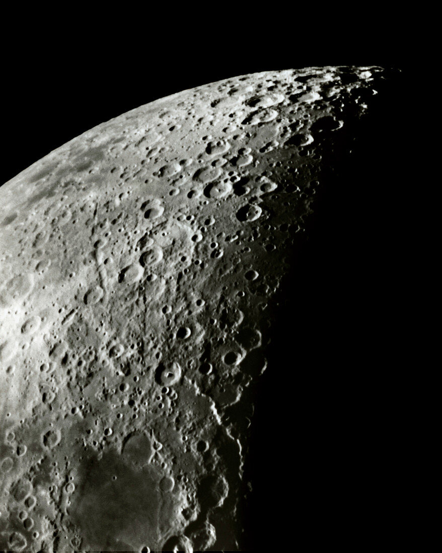 Moon surface features