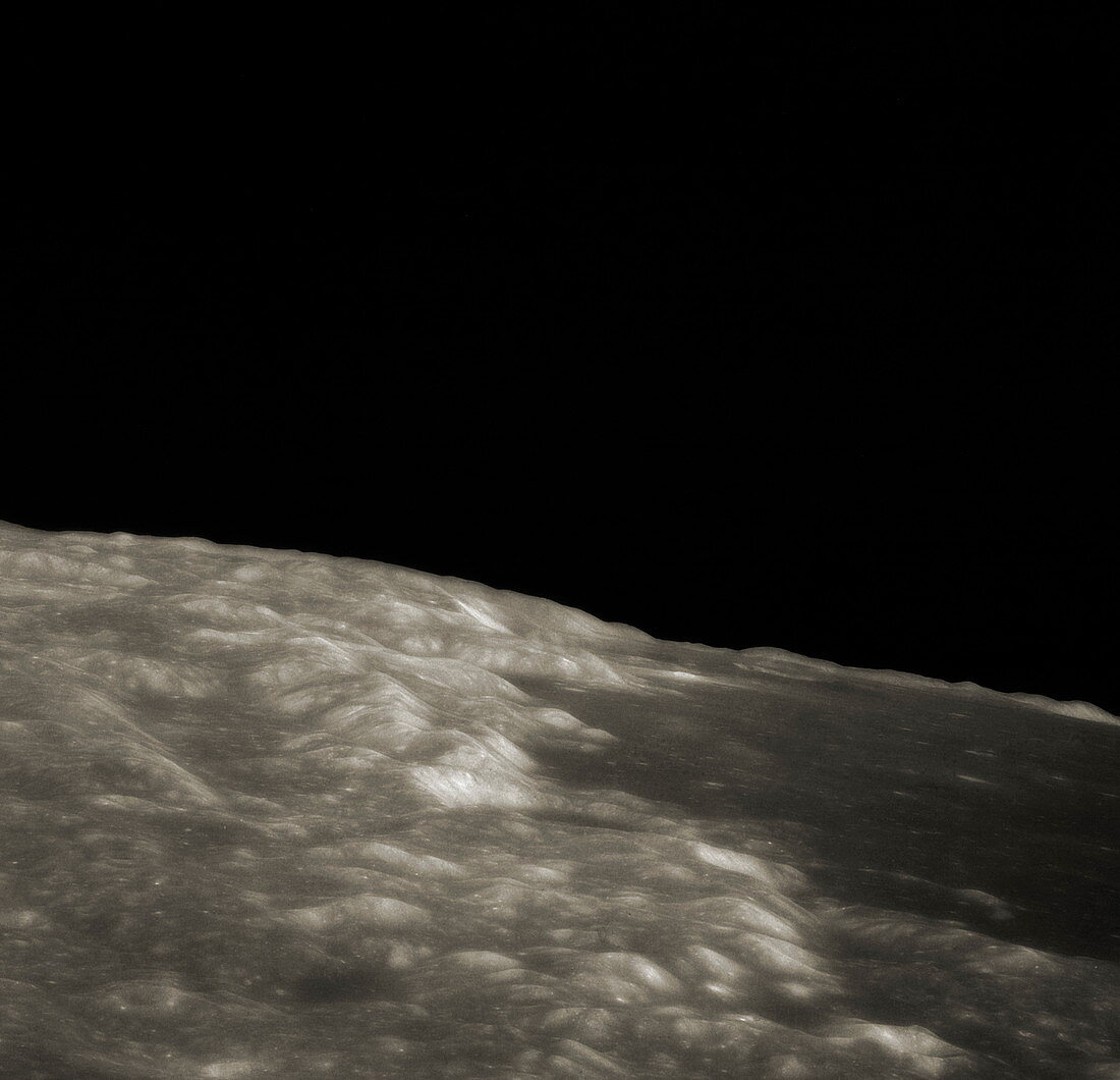 Lunar landscape,Apollo 11 photograph