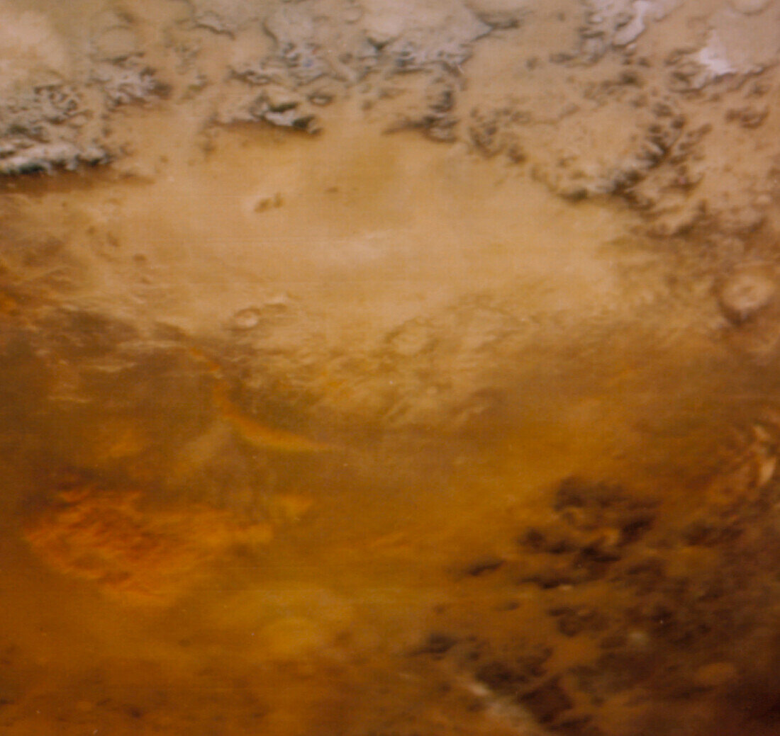 Viking orbiter photo of parts of Mars