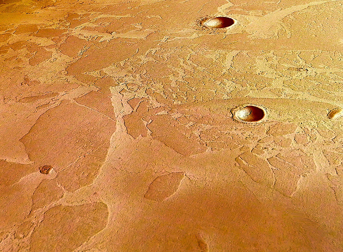 Martian plain,Elysium Planitia